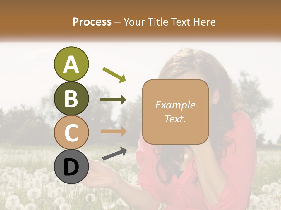 Attractive Pollen Spring PowerPoint Template