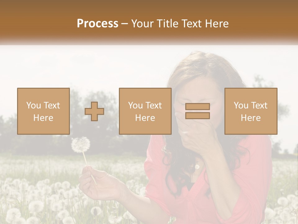 Attractive Pollen Spring PowerPoint Template