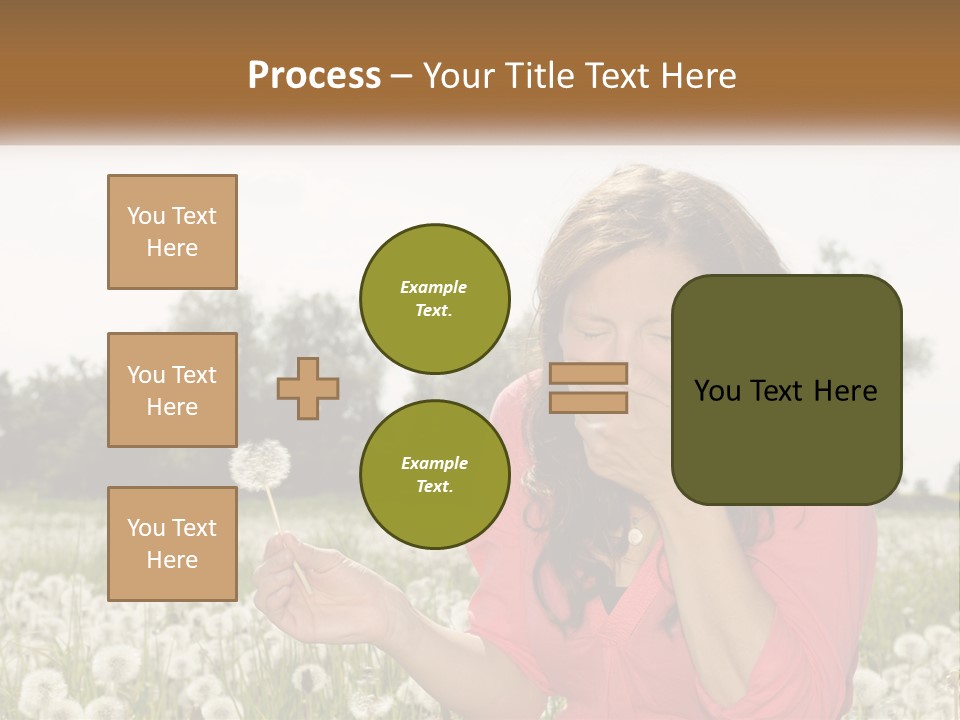 Attractive Pollen Spring PowerPoint Template