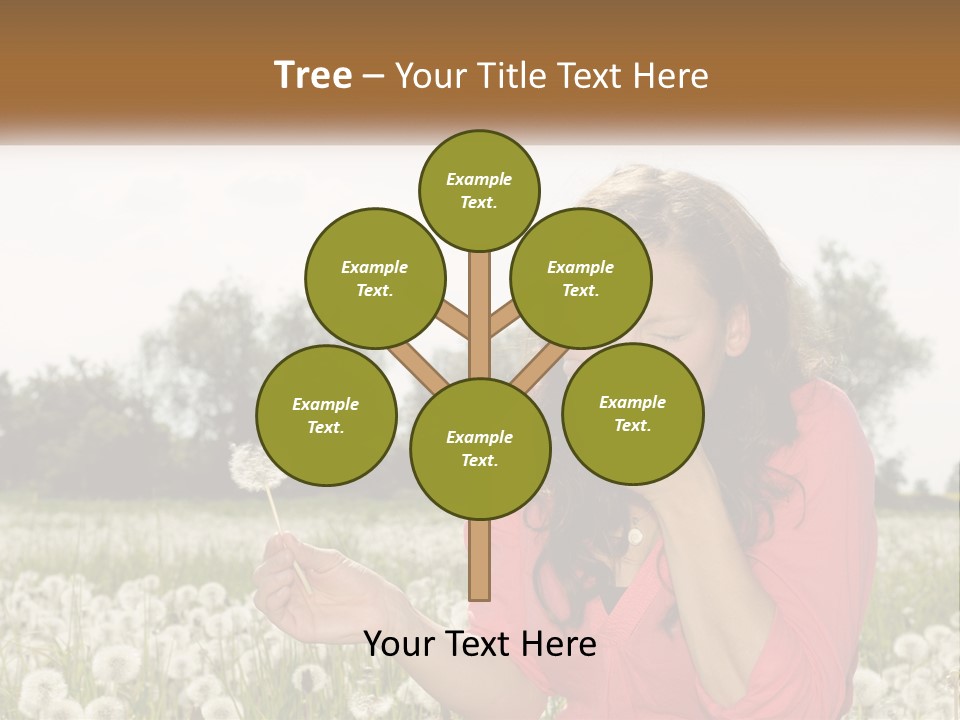 Attractive Pollen Spring PowerPoint Template