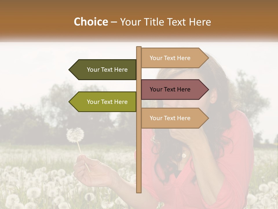 Attractive Pollen Spring PowerPoint Template