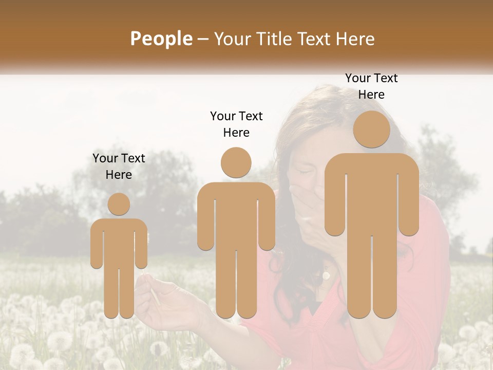 Attractive Pollen Spring PowerPoint Template