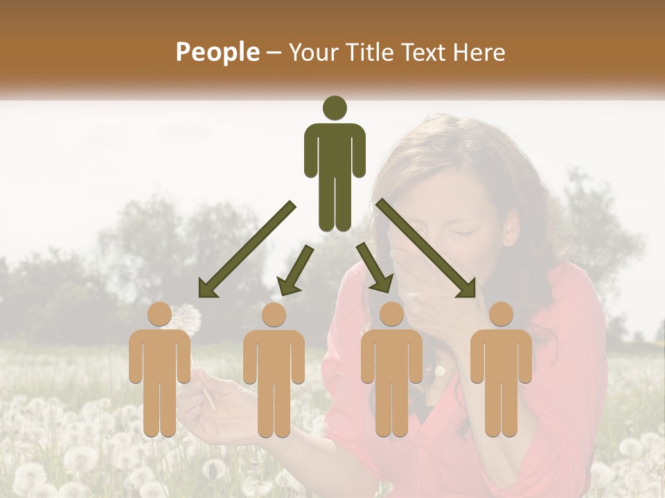 Attractive Pollen Spring PowerPoint Template