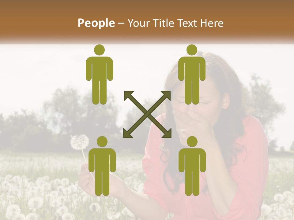 Attractive Pollen Spring PowerPoint Template