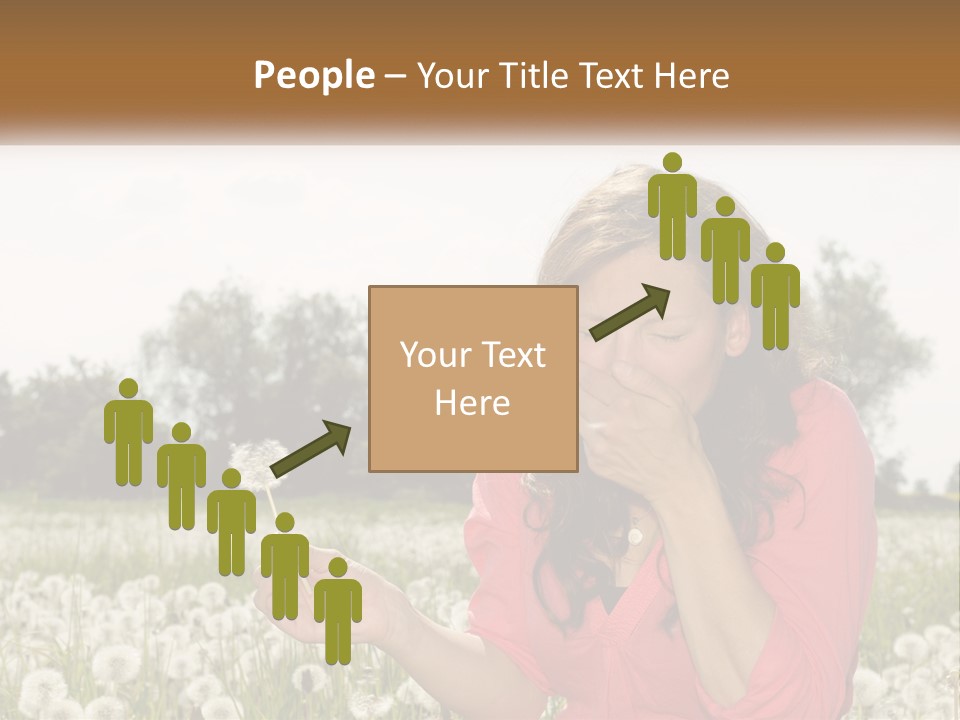 Attractive Pollen Spring PowerPoint Template