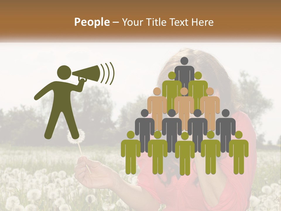 Attractive Pollen Spring PowerPoint Template