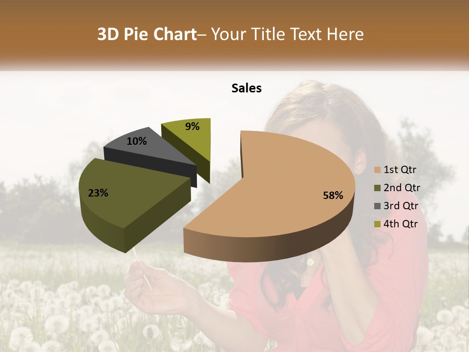 Attractive Pollen Spring PowerPoint Template