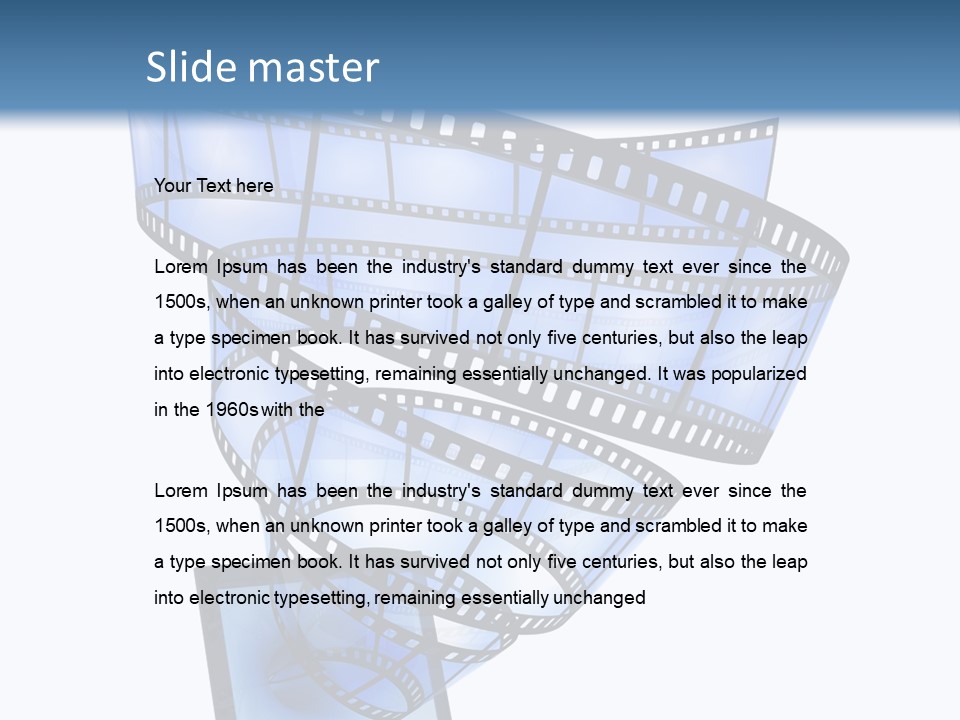 Video Still Background PowerPoint Template