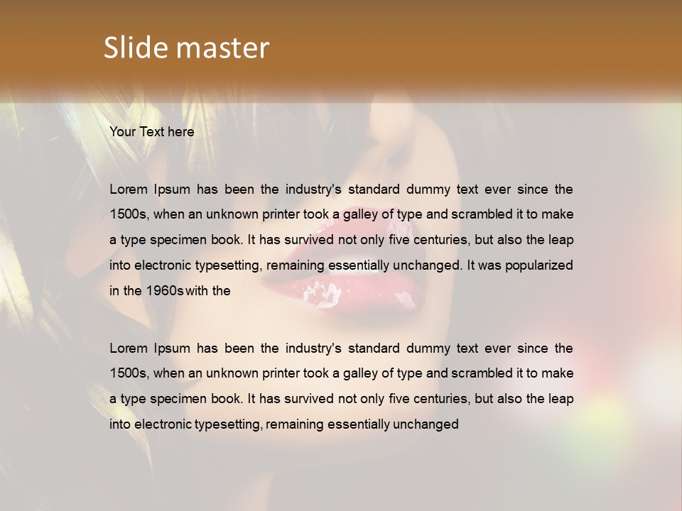 Makeup Facial Perfect PowerPoint Template