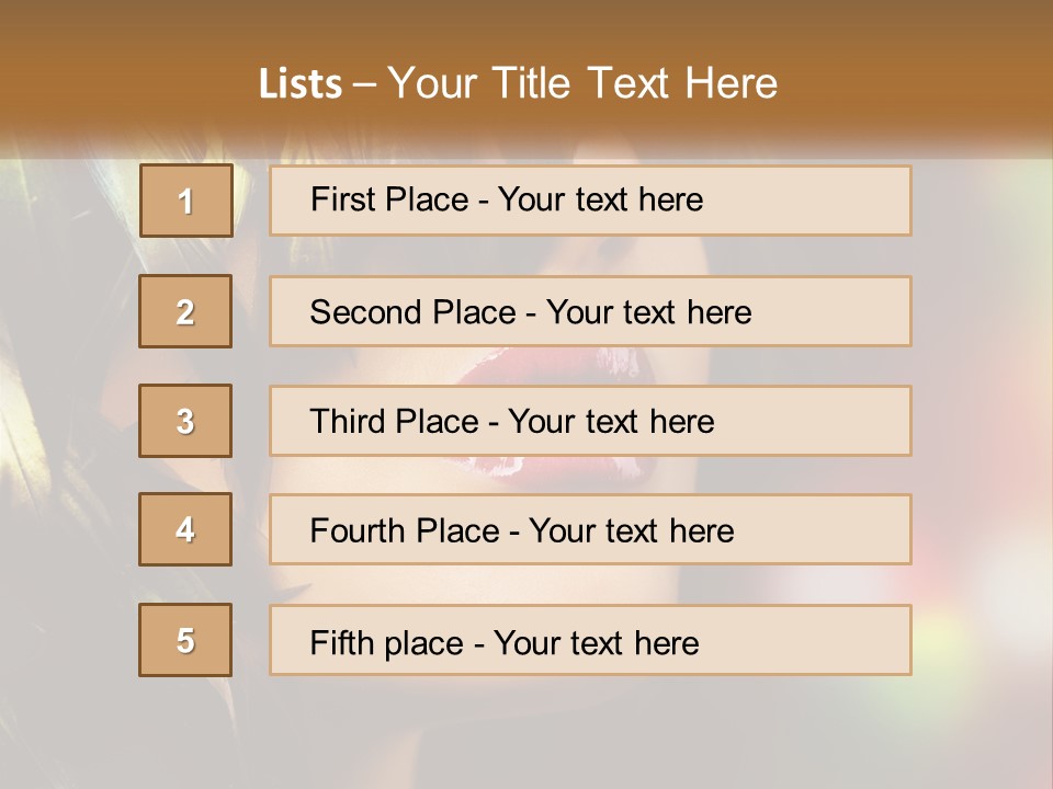 Makeup Facial Perfect PowerPoint Template