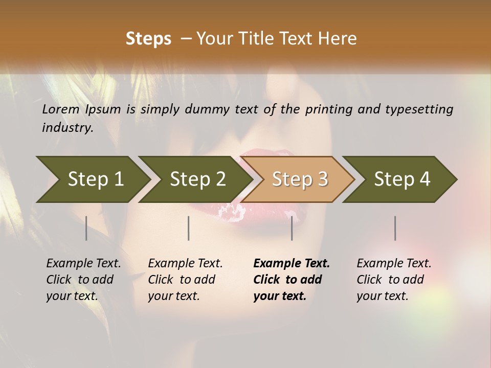 Makeup Facial Perfect PowerPoint Template