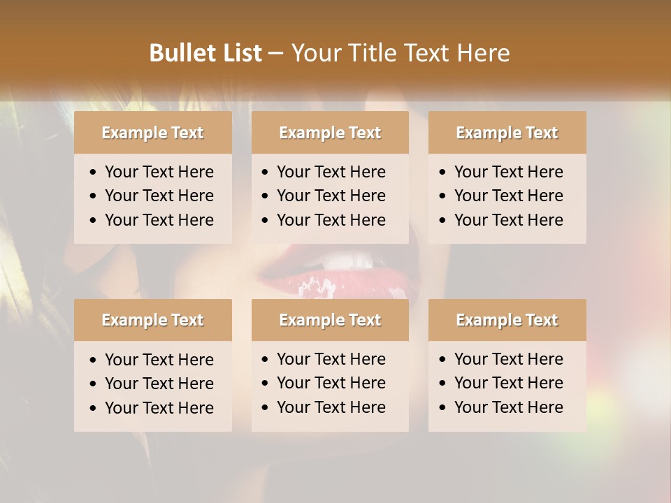 Makeup Facial Perfect PowerPoint Template