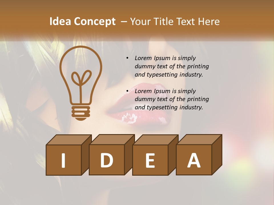 Makeup Facial Perfect PowerPoint Template