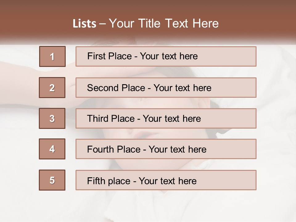 Love Daughter Attention PowerPoint Template