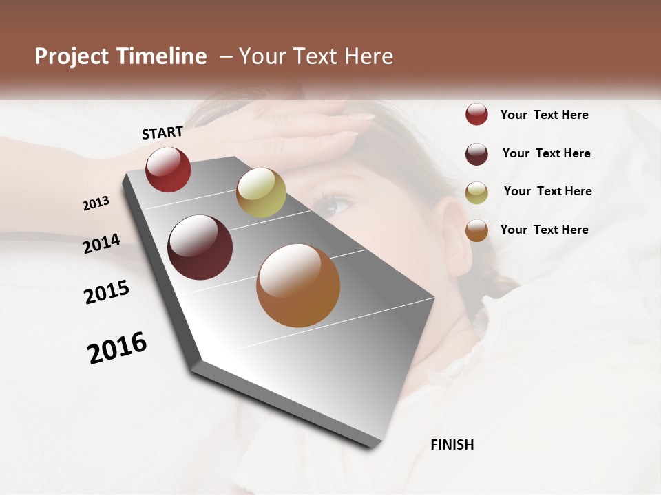 Love Daughter Attention PowerPoint Template