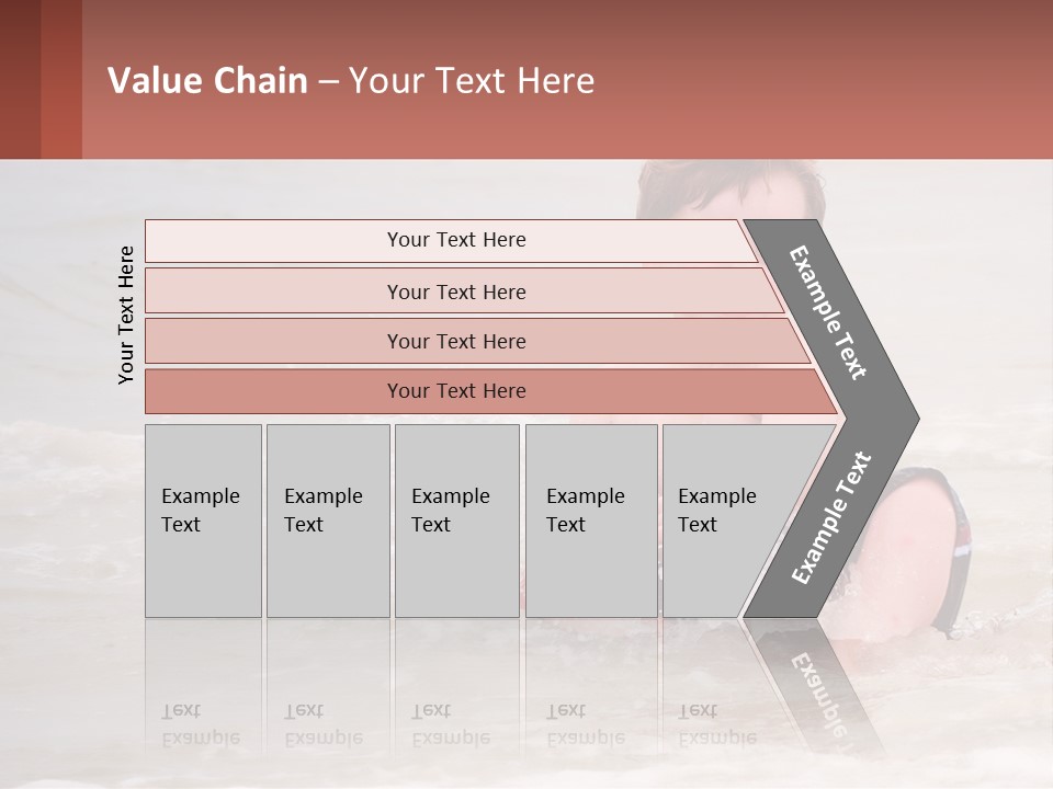 Sandy Blue Natural PowerPoint Template