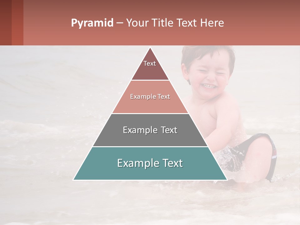 Sandy Blue Natural PowerPoint Template