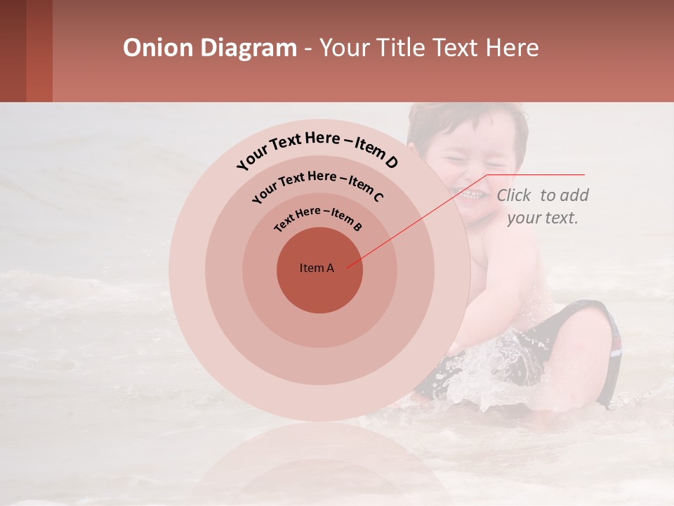 Sandy Blue Natural PowerPoint Template