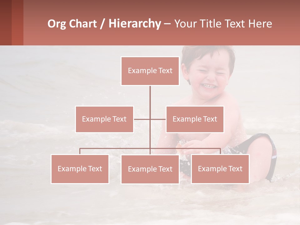 Sandy Blue Natural PowerPoint Template