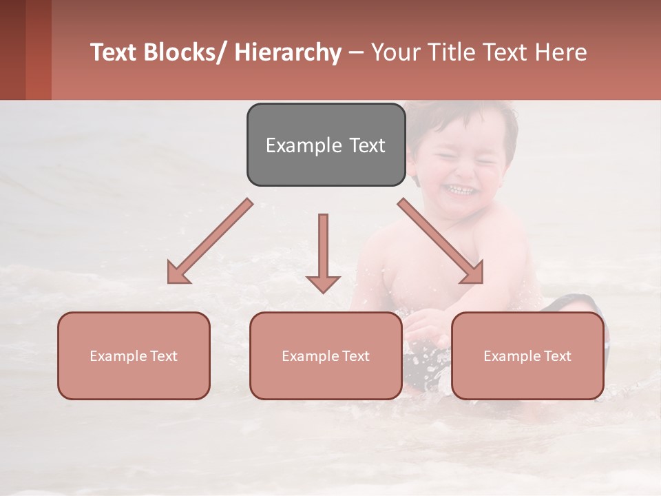 Sandy Blue Natural PowerPoint Template