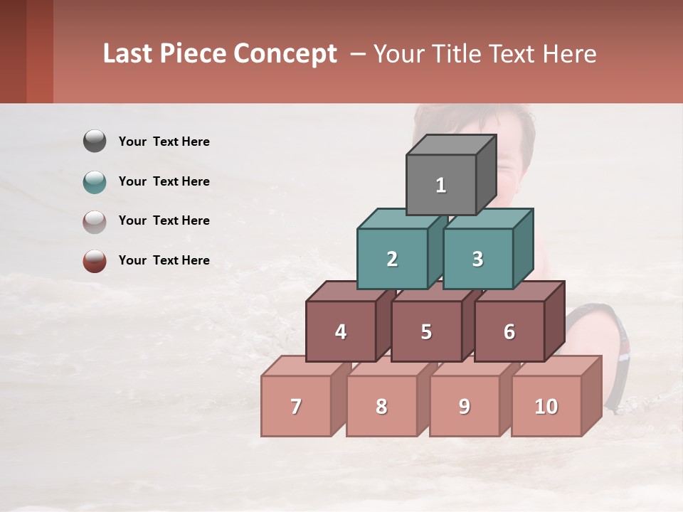 Sandy Blue Natural PowerPoint Template