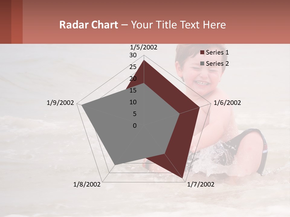 Sandy Blue Natural PowerPoint Template