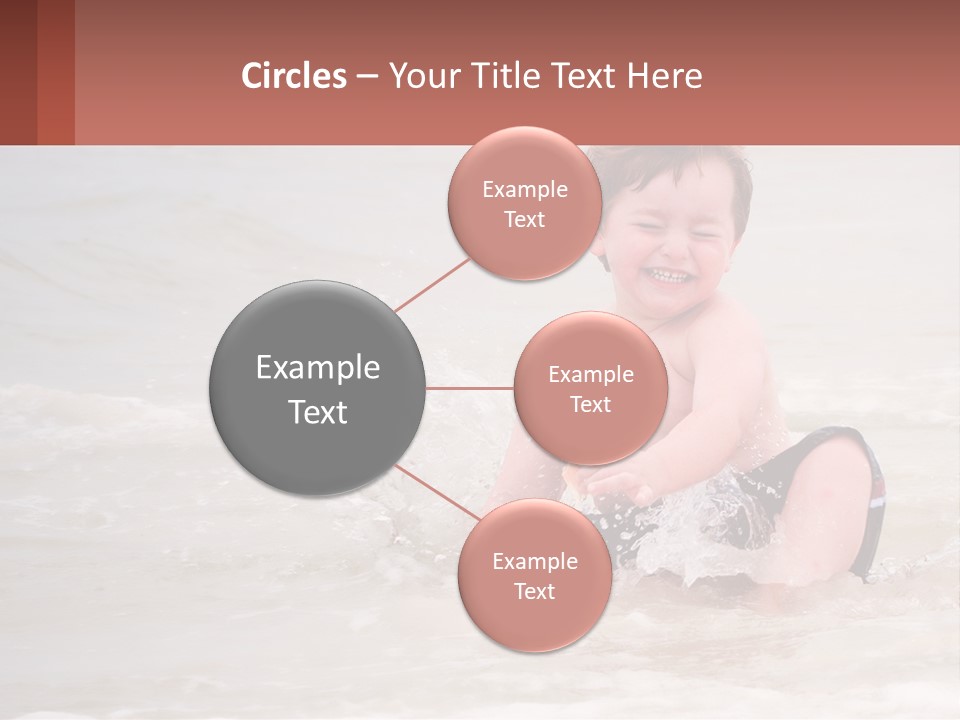 Sandy Blue Natural PowerPoint Template