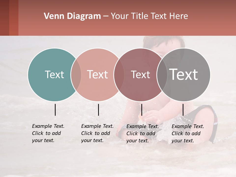 Sandy Blue Natural PowerPoint Template