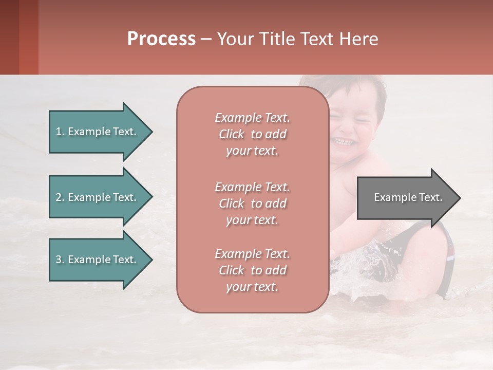 Sandy Blue Natural PowerPoint Template