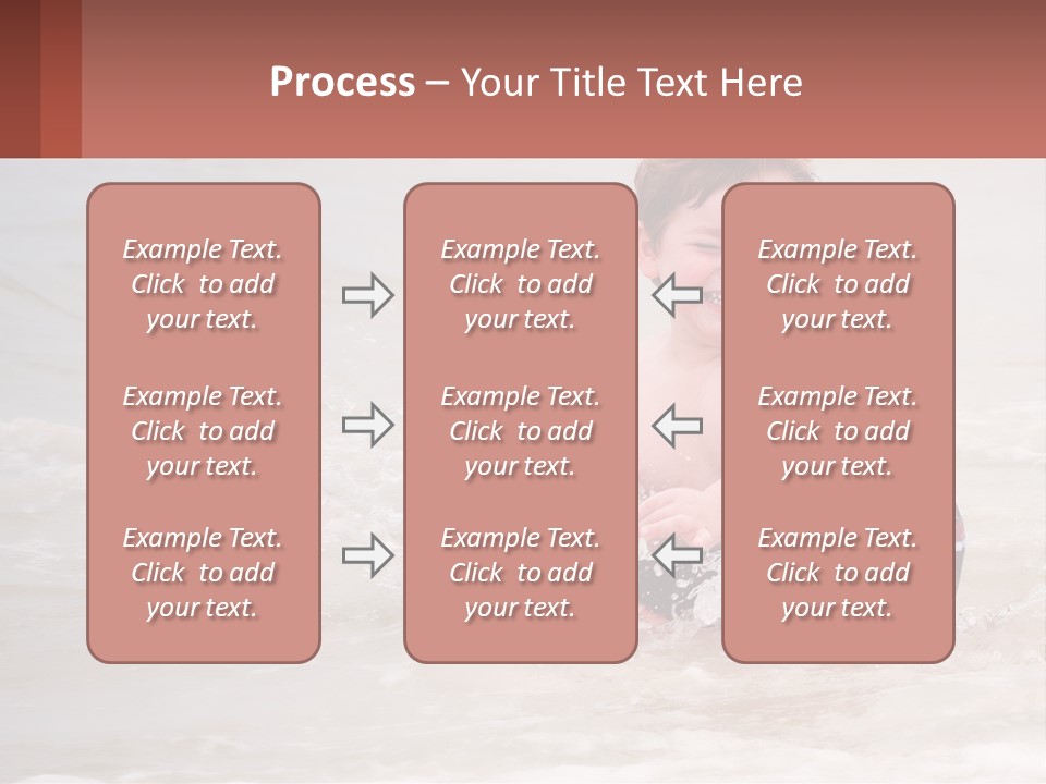 Sandy Blue Natural PowerPoint Template
