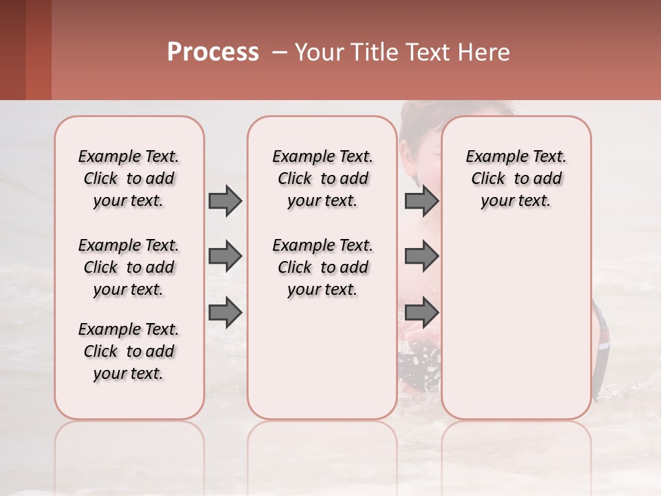 Sandy Blue Natural PowerPoint Template