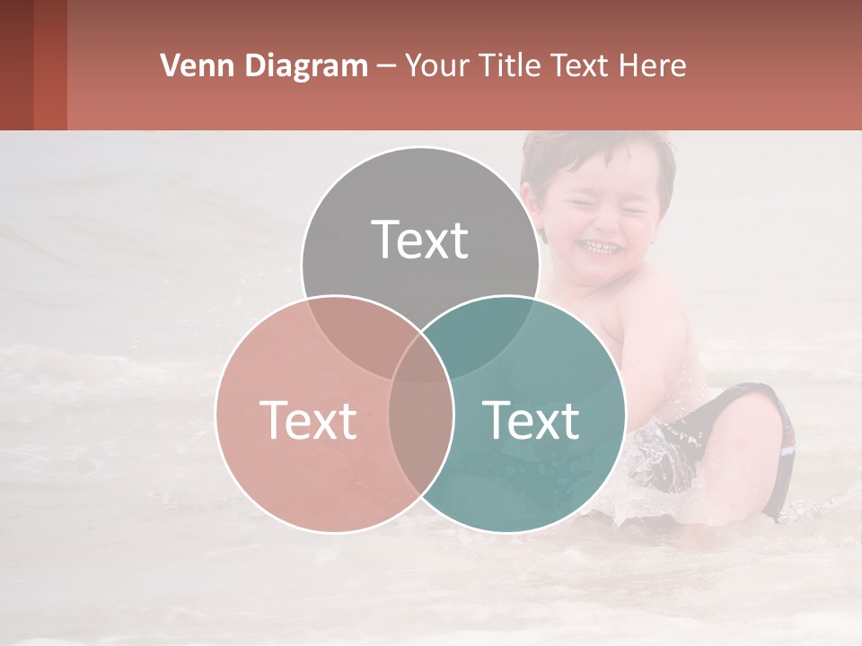 Sandy Blue Natural PowerPoint Template