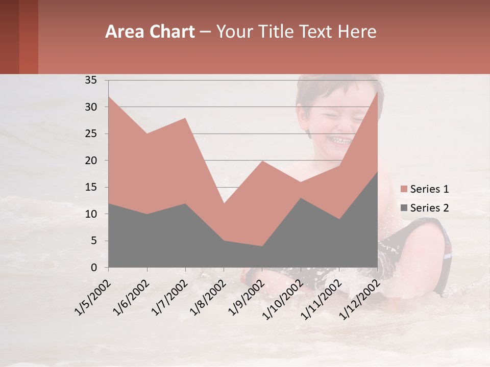 Sandy Blue Natural PowerPoint Template