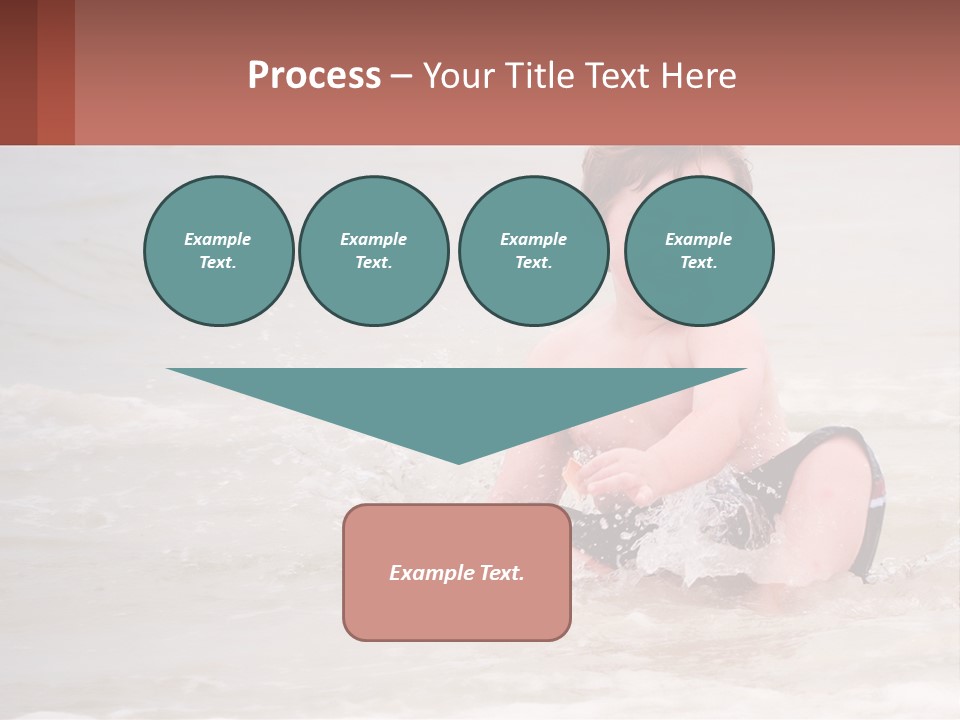 Sandy Blue Natural PowerPoint Template