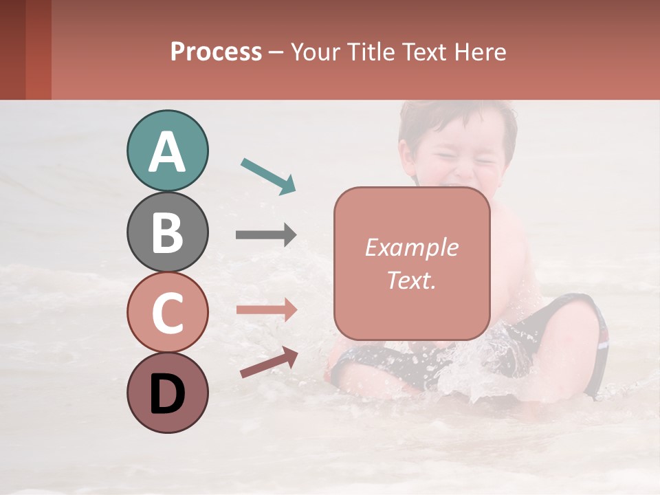 Sandy Blue Natural PowerPoint Template