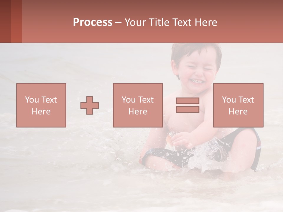 Sandy Blue Natural PowerPoint Template
