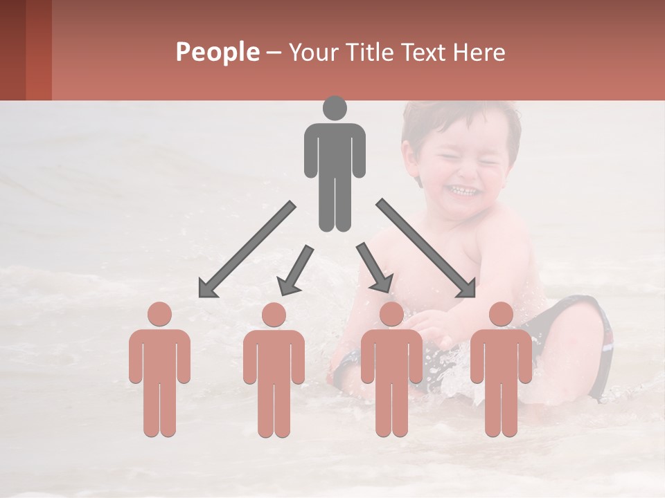 Sandy Blue Natural PowerPoint Template