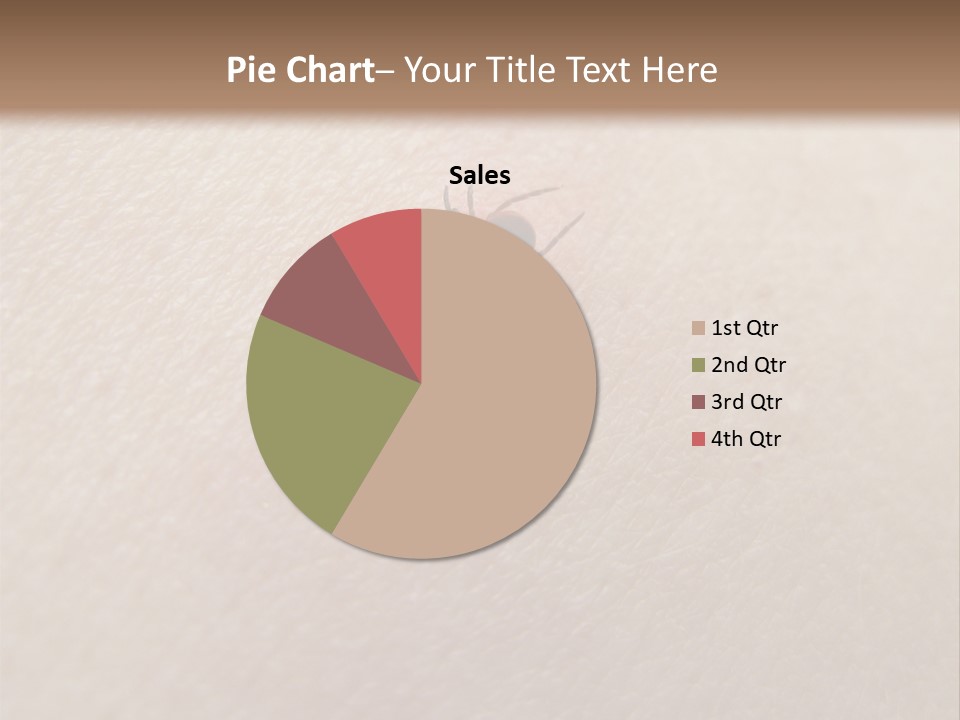 Dangerous Tick Borreliose PowerPoint Template