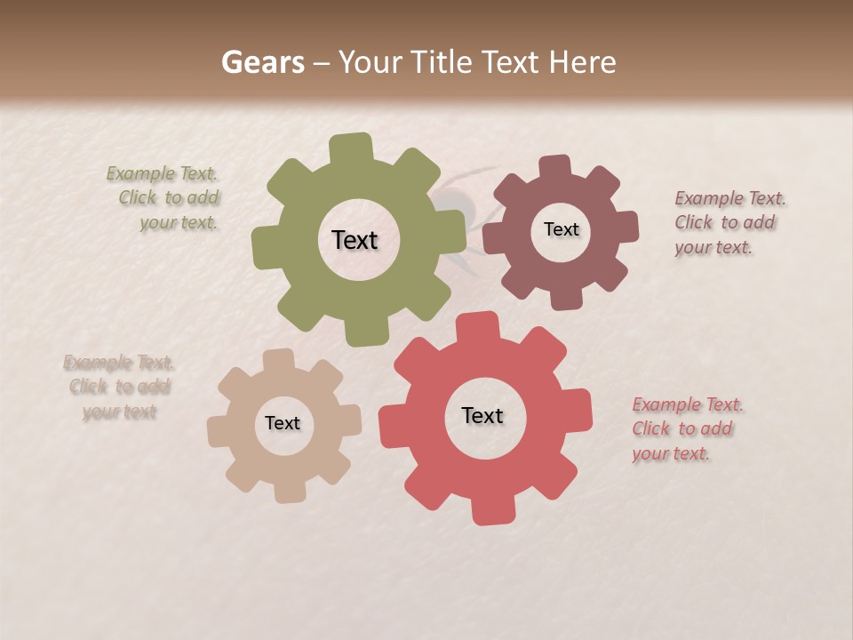 Dangerous Tick Borreliose PowerPoint Template