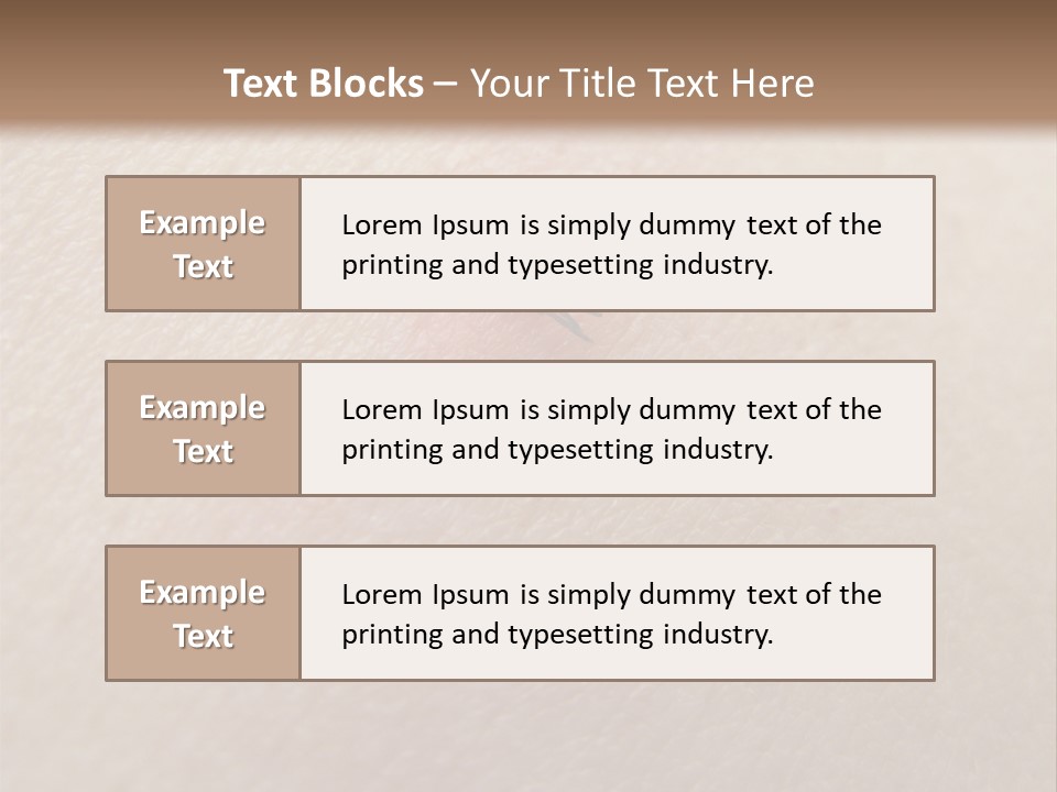 Dangerous Tick Borreliose PowerPoint Template