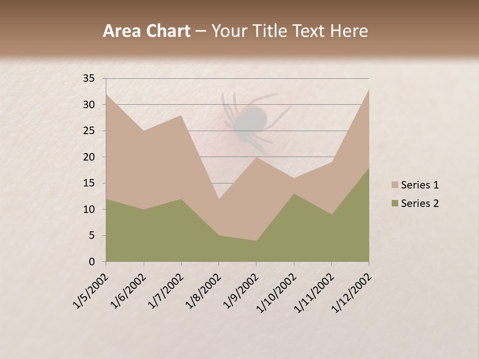 Dangerous Tick Borreliose PowerPoint Template