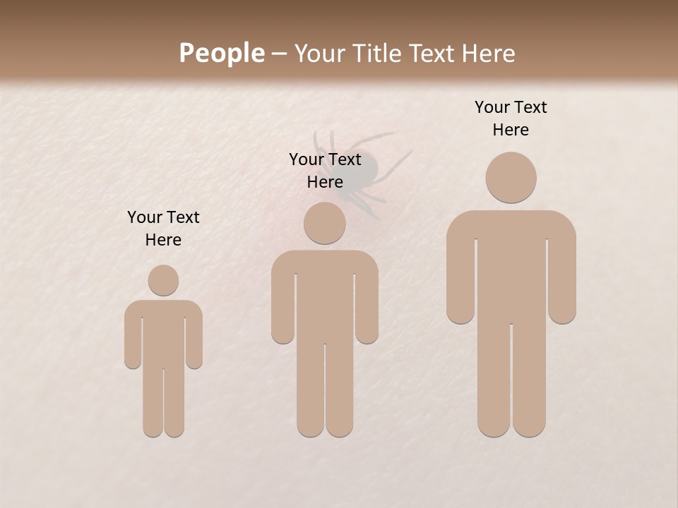 Dangerous Tick Borreliose PowerPoint Template