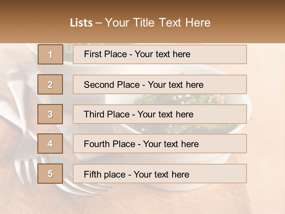 Appetizer Delicacy Diet PowerPoint Template