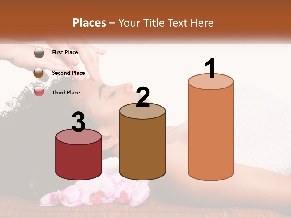 Relax Face Flowers PowerPoint Template