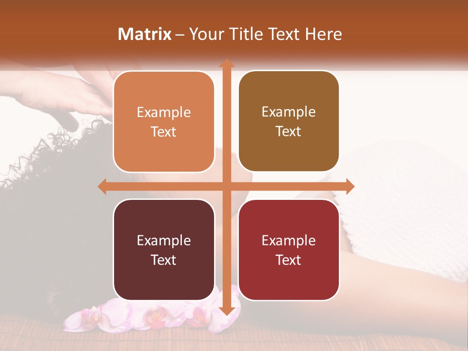 Relax Face Flowers PowerPoint Template