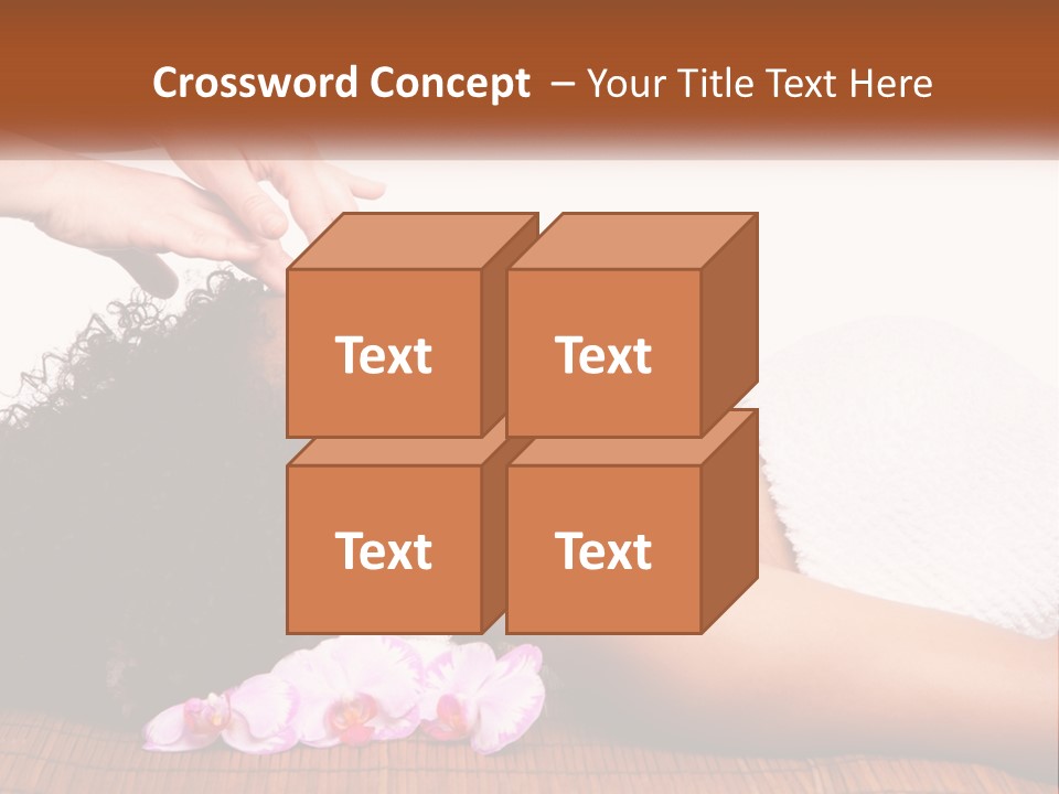 Relax Face Flowers PowerPoint Template