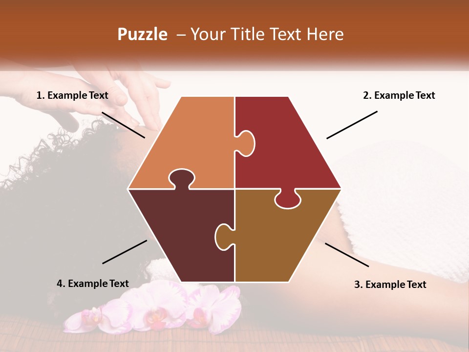 Relax Face Flowers PowerPoint Template