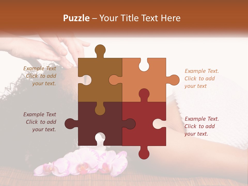 Relax Face Flowers PowerPoint Template