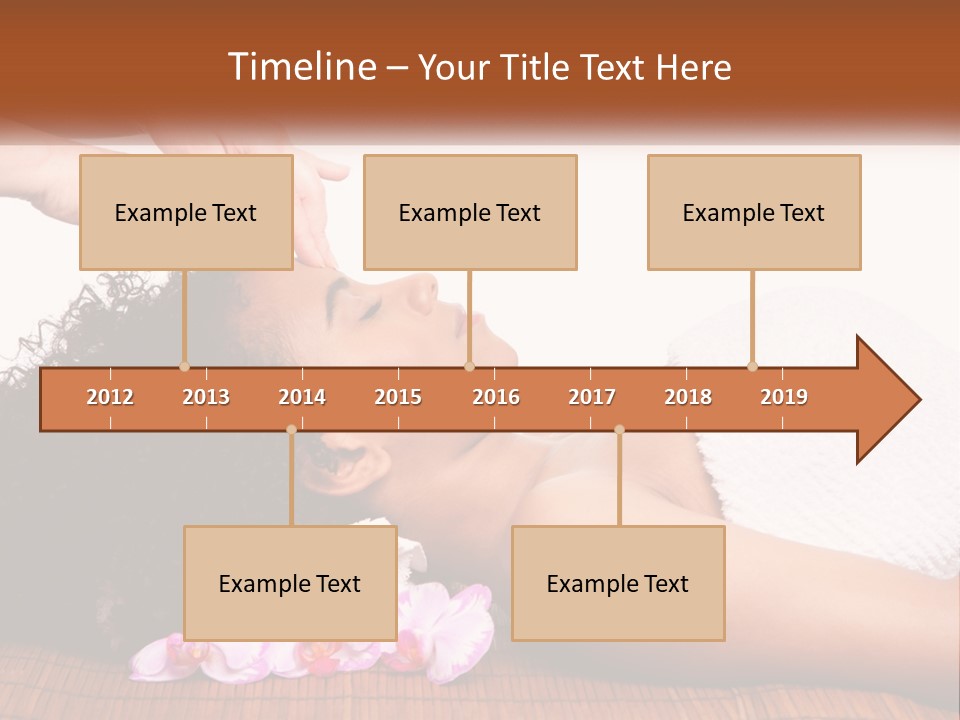 Relax Face Flowers PowerPoint Template
