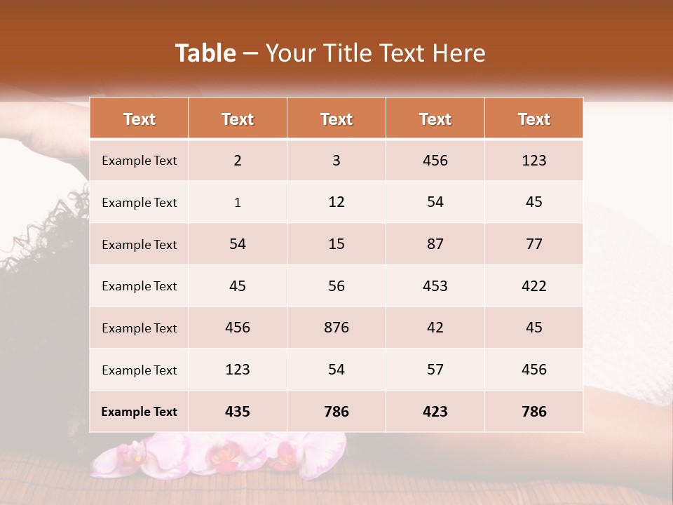 Relax Face Flowers PowerPoint Template